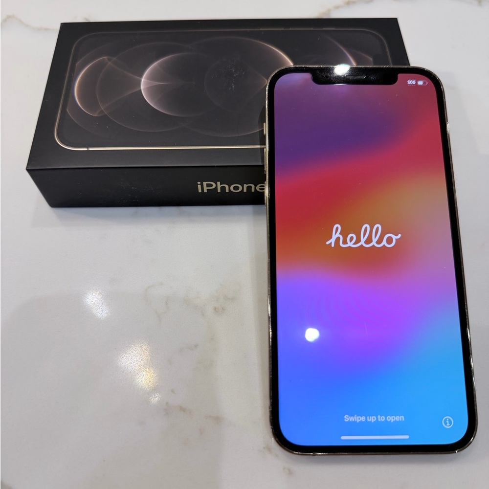 Apple iPhone 12 Pro Gold 128GB with free accessories